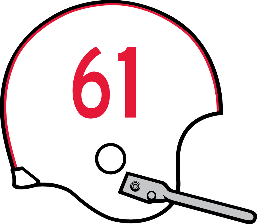 Nebraska Cornhuskers 1966 Helmet Logo diy DTF decal sticker